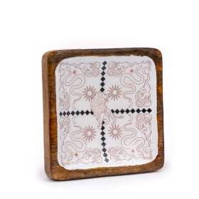 Großes quadratisches Schmucktablett 15 x 15 x 2,5 cm – HOP HARE (Design folgt)