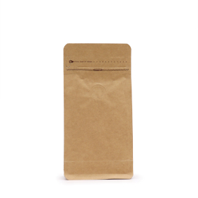 50x Kleine Kaffeetüte mit Aromaventil - 9x18cm (125g)