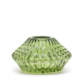 3x Flower Flip Dinner Kerze / Teelichthalter - Garden Jade