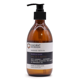 4x Aromatherapie-Massage- und Badeöl – Muscle Ease 300 ml