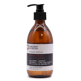 4x Aromatherapie-Massage- und Badeöl – Straffend und festigend, 300 ml