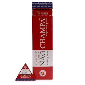 12x 42 g Jumbo Golden Nag – Champa Backflow Räucherkegel
