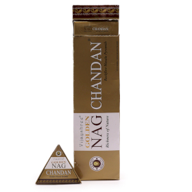 12x 42 g Jumbo Golden Nag – Chandan Back Flow Räucherkegel