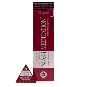 12x 42 g Jumbo Golden Nag – Meditations-Rückfluss-Räucherkegel