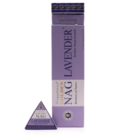 12x 42 g Jumbo Golden Nag – Lavendel-Rückfluss-Räucherkegel