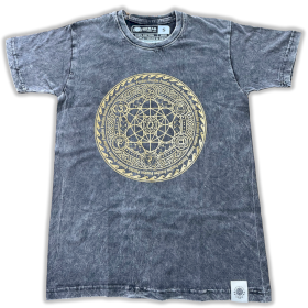 XLarge Stone Washed T-Shirt - Chakra - Dunkelgrau