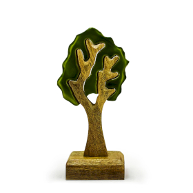Lost in the Forest – Einzelner Baum, 3D-Holzdekoration – 20 x 10 cm