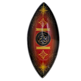 Emaille-Räucherschale – Aluminium – Pagan Triquetra