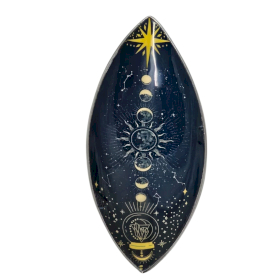 Emaille-Räucherschale - Aluminium - Zodiak Mondphasen