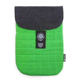 Gepolsterte Laptoptasche – Froschgrün – 14 oz Stonewash