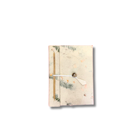 Mini-Notizbuch „Lokta Mixed Flowers“, groß (12 x 8 cm), 40 Blätter