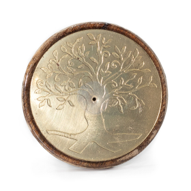 10x Gold auf Mangoholz - Baum des Lebens