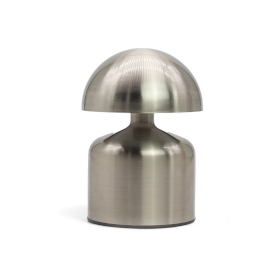 Touch-Lampe – Kuppelpilz Silber – USB (C) – Wiederaufladbar (400 Watt)