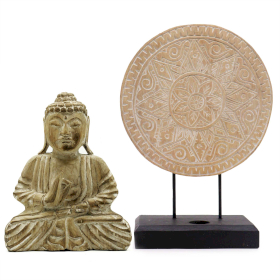 Buddha Feng Shui Set - Klassisches Mandala - Natur