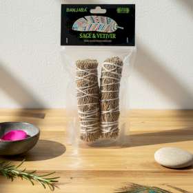 2x Banjara-Räucherwerk – Salbei & Vetiver