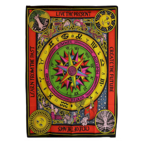 Wandbild aus Baumwolle (70 x 110 cm) – Kreislauf des Lebens