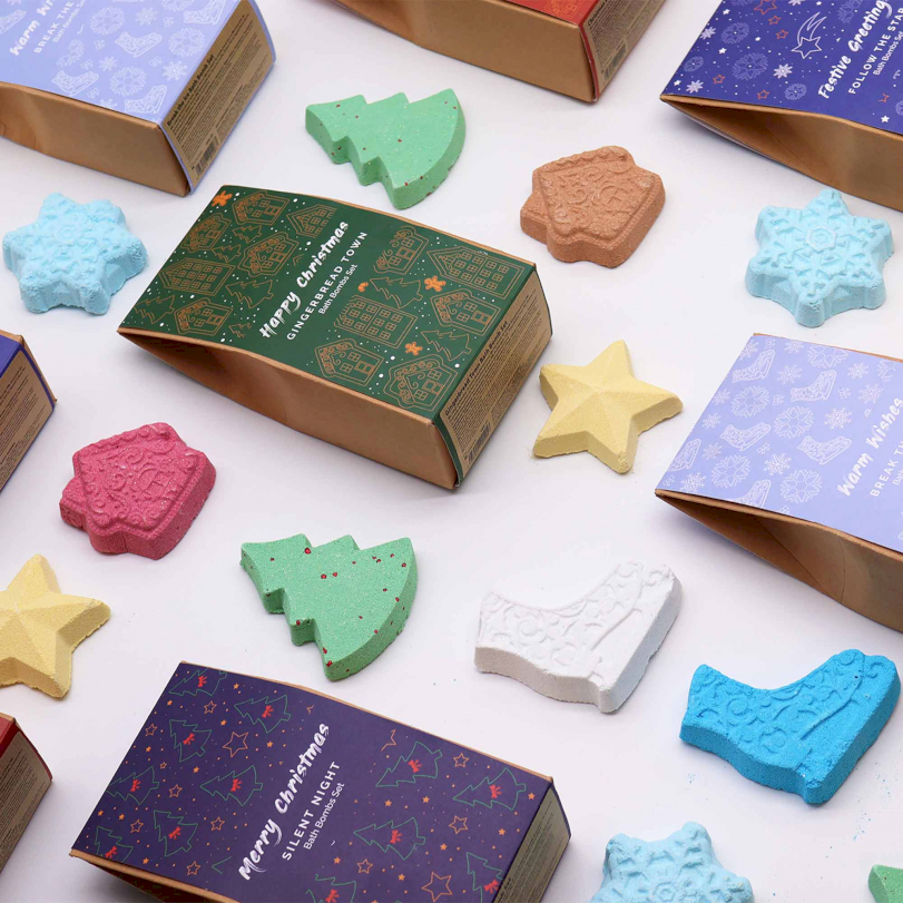 Großhandel Weihnachts-Badebomben Geschenksets 